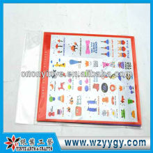 New custom PVC small stickers for kids' learning